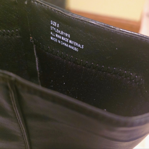 Black Women's Knee-High Boots - Picture 5 of 5